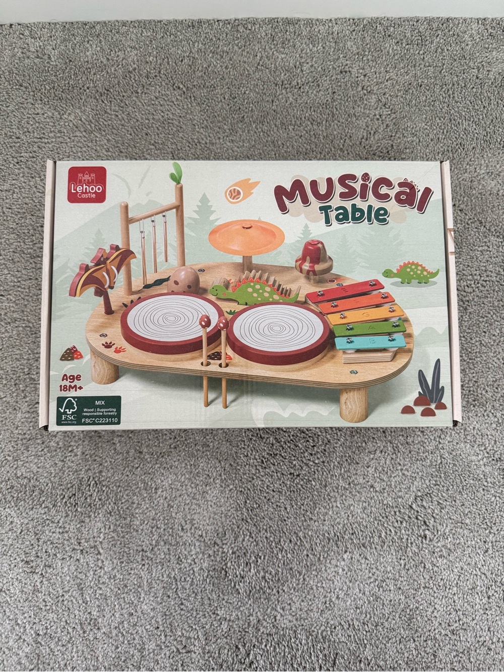 New - Kids Lehoo Castle Musical Table